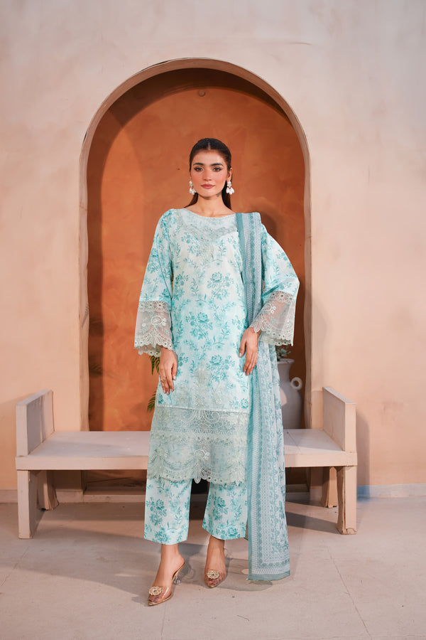 SHABNAM PATCH EMBROIDERY 3 PS SUIT